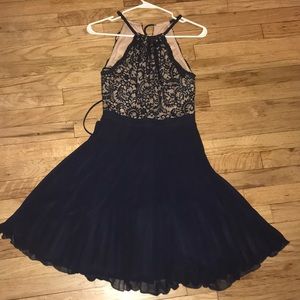 Xscape dress -navy
